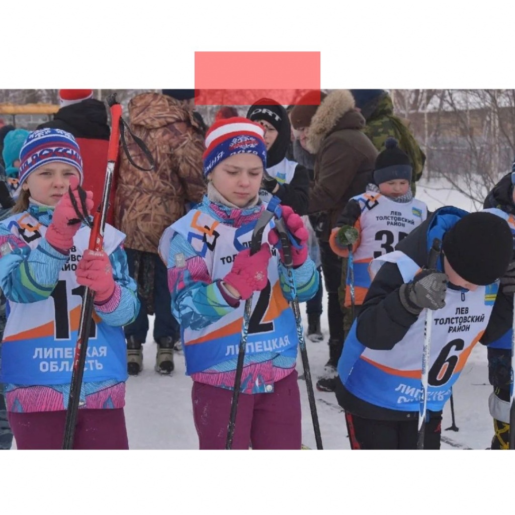 В Лев-Толстовском районе прошло первенство по лыжным гонкам