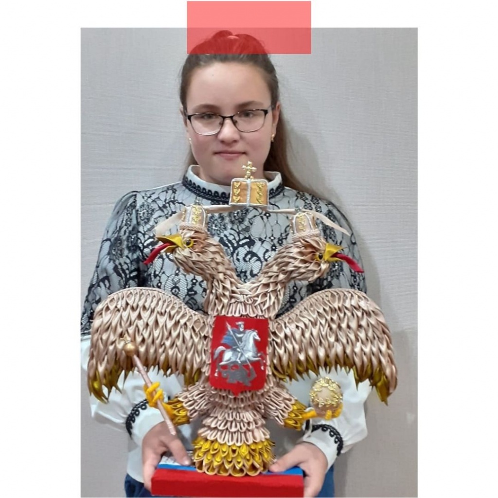 Школьница из Грязей лучше всех знает государственный символы Российской Федерации 