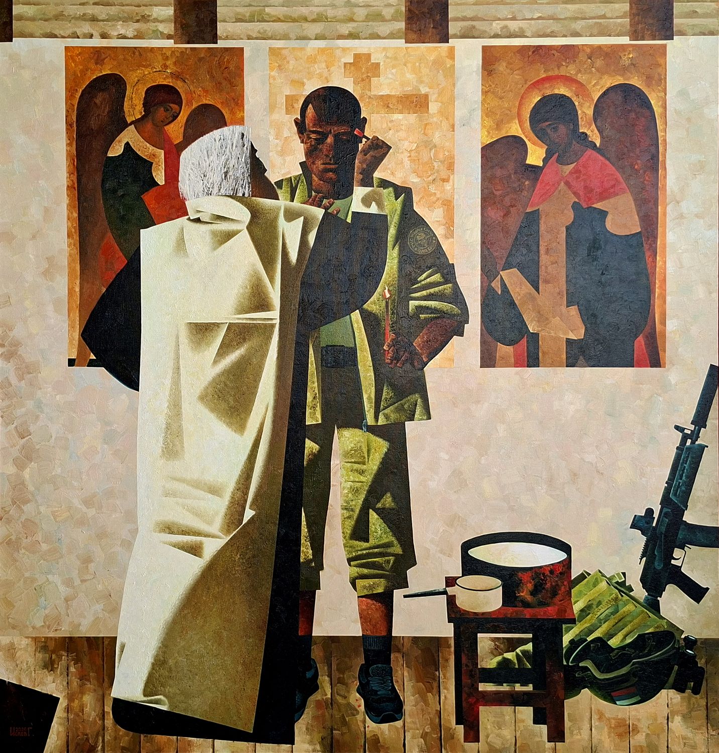 Исаев Геннадий - Крещение. 2026, холст, масло, 200х190.jpeg